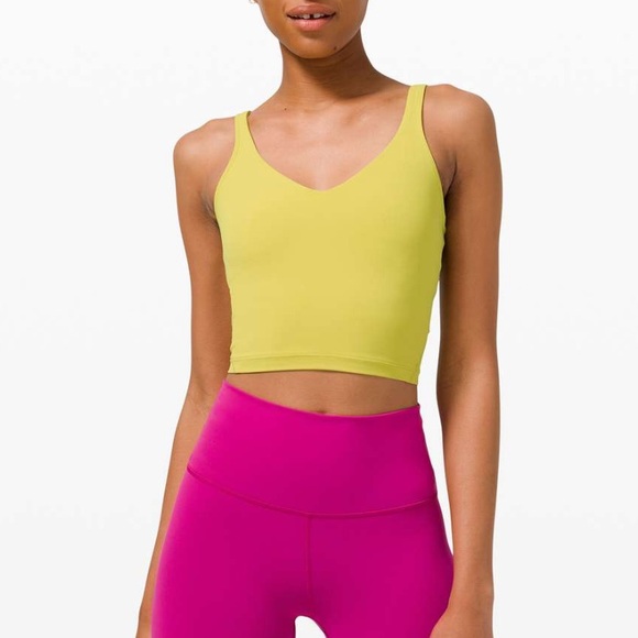 lululemon athletica Tops - lululemon align tank 8 Yellow Crop Top 8